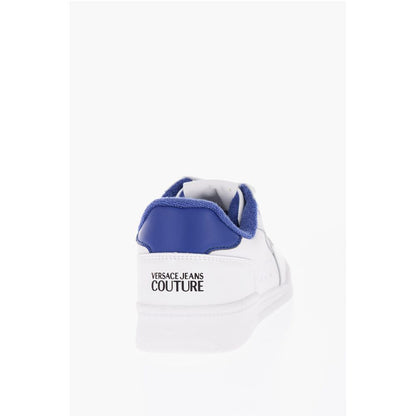 Versace JEANS COUTURE Textured Leather BROOKLYN Low-Top Sneaker with