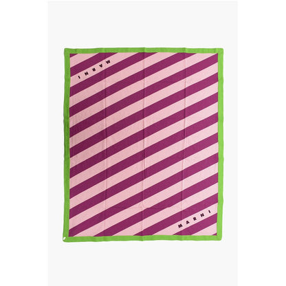 Marni Striped Towel with Embroidery Logo