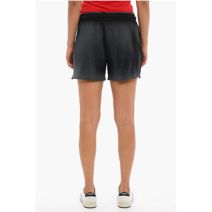 Cotton Citizen Brushed Cotton Shorts With Raw Cut Bottom