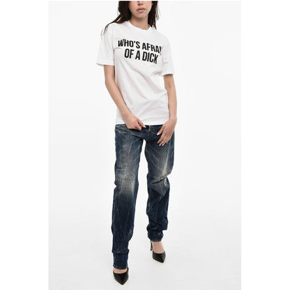 Dsquared² Renny-fitting T-shirt with Contrasting Print