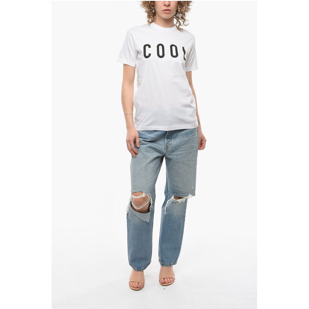 Dsquared² Smoke-fitting T-shirt with COOL Print