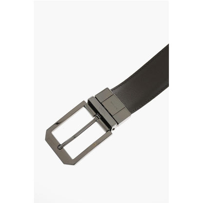 Ermenegildo Zegna Metal Buckle Leather Belt