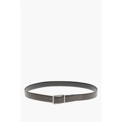 Ermenegildo Zegna Metal Buckle Leather Belt