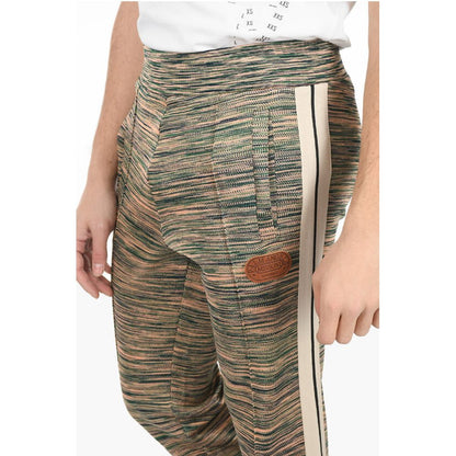 Palm Angels MISSONI Contrasting Band Knitted Pants