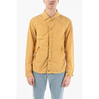 Corneliani CC COLLECTION O.WEAR Nylon Jacket with Silver Buttons