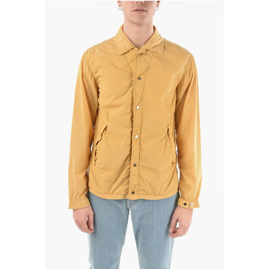 Corneliani CC COLLECTION O.WEAR Nylon Jacket with Silver Buttons