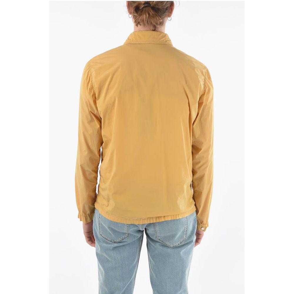 Corneliani CC COLLECTION O.WEAR Nylon Jacket with Silver Buttons