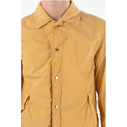 Corneliani CC COLLECTION O.WEAR Nylon Jacket with Silver Buttons