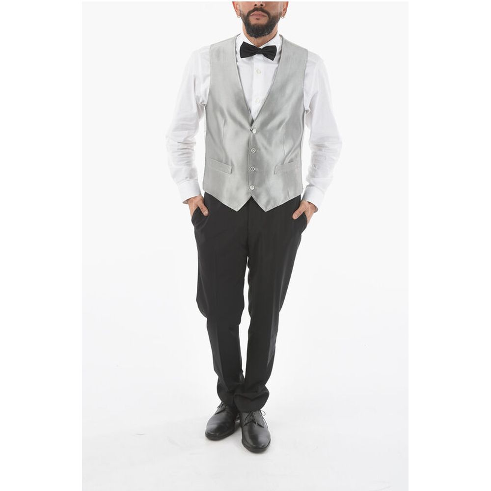 Corneliani CC COLLECTION Silk 4-Buttons REWARD CERIMONIA Vest