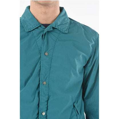 Corneliani CC COLLECTION O.WEAR Nylon Stretch HYDRAS Overshirt with Sna