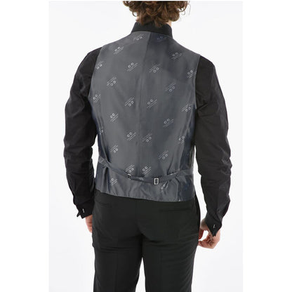 Corneliani CC COLLECTION Two-Tone Silk CERIM.REFINED Waistcoat