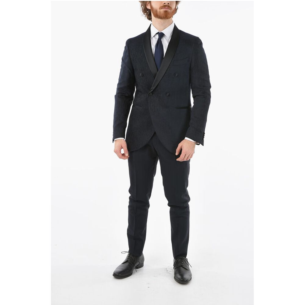 Corneliani CC COLLECTION Velour CERIMONIA REWARD shawl lapel tuxedo jac