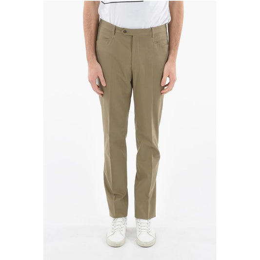 Corneliani Cotton Elegant Trousers with Patch Pockt