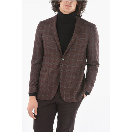 Corneliani CC COLLECTION Blazer Windowpane Check
