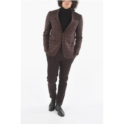 Corneliani CC COLLECTION Blazer Windowpane Check
