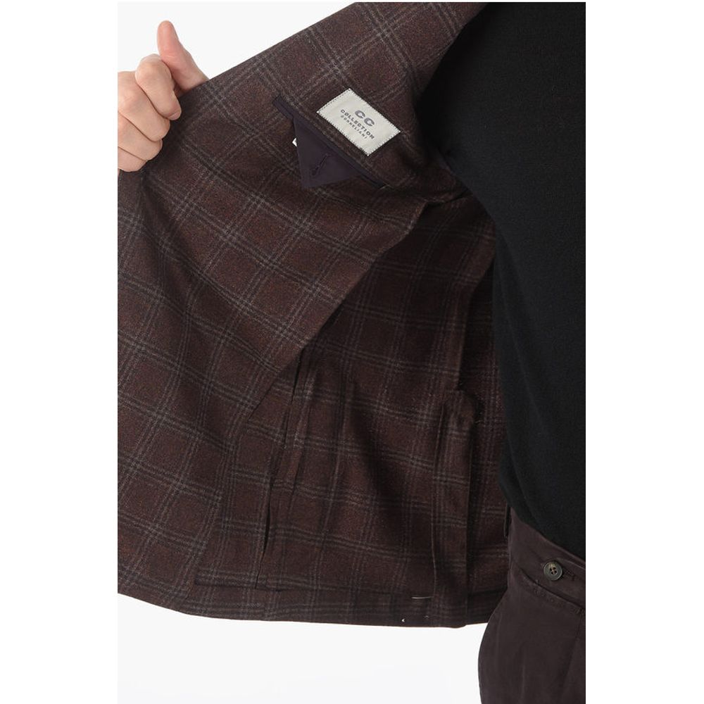 Corneliani CC COLLECTION Blazer Windowpane Check
