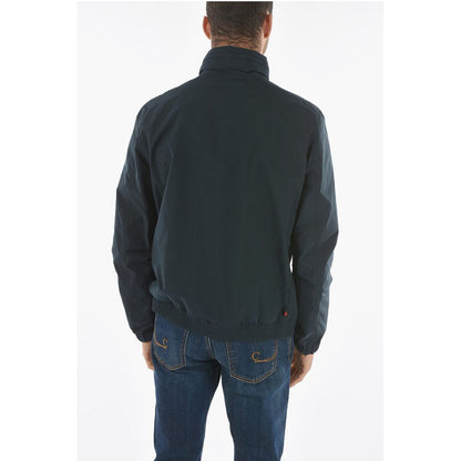 Woolrich Removable Hooded Solid Color MALLARD Windbreaker With Maxi P