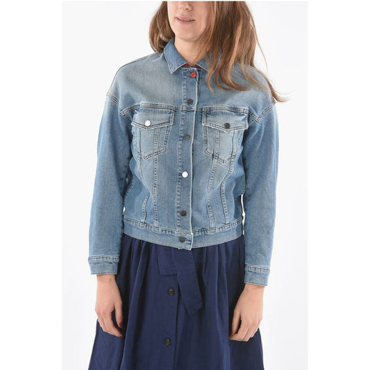 Woolrich Denim AMERICAN Jacket with Silver Buttons