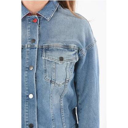 Woolrich Denim AMERICAN Jacket with Silver Buttons