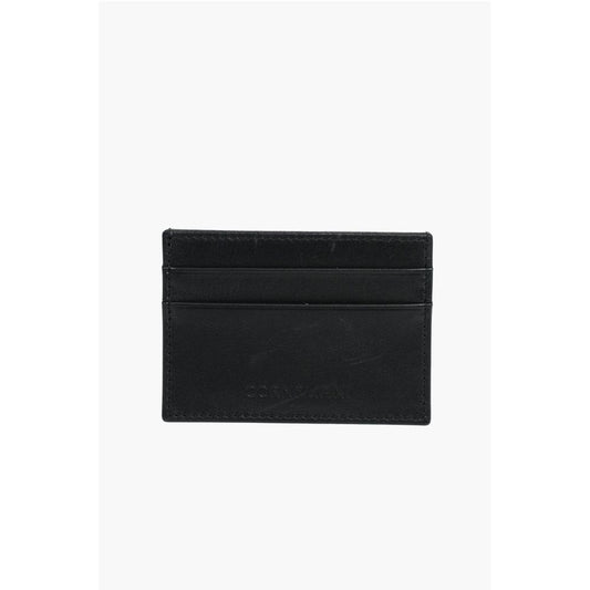 Corneliani Horizontal Compartment Leather Card Holder