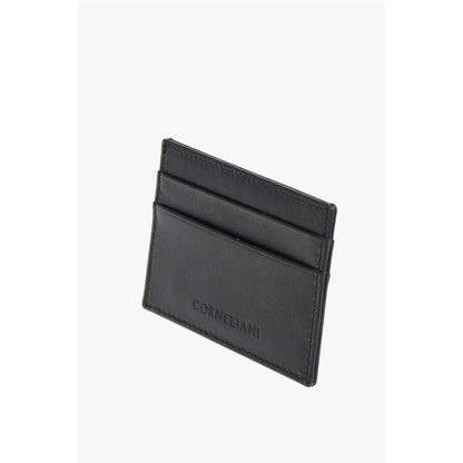 Corneliani Horizontal Compartment Leather Card Holder