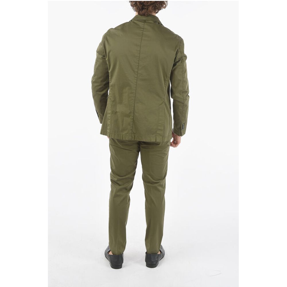 Corneliani CC COLLECTION 2 Button Stretch Cotton Suit
