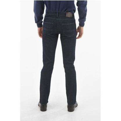 Corneliani ID Dark Wash Slim Fit Denims