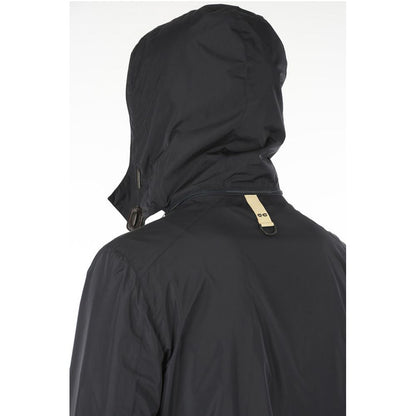 Corneliani CC COLLECTION Windbreaker Jacket with Removable Hood and Hid