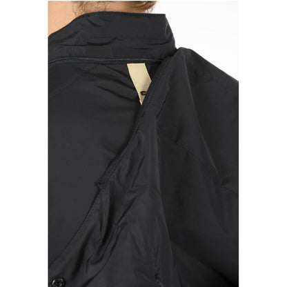 Corneliani CC COLLECTION Windbreaker Jacket with Removable Hood and Hid