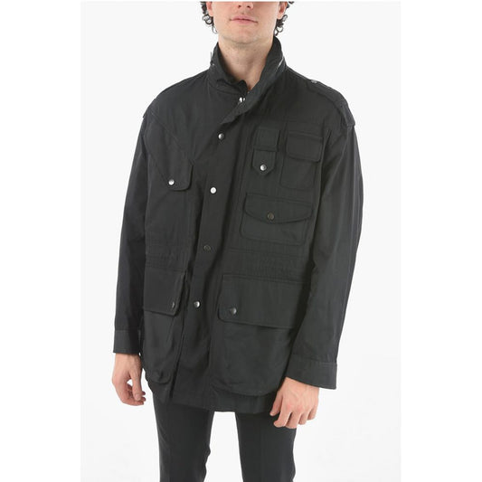 Neil Barrett Removable Hood Oversized Utility Jacket