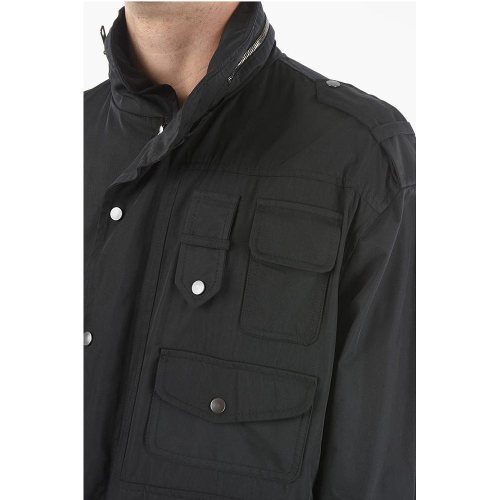 Neil Barrett Removable Hood Oversized Utility Jacket