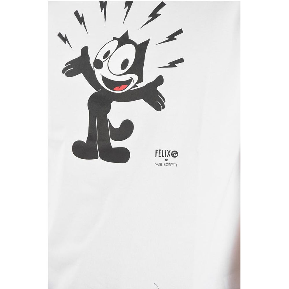 Neil Barrett FELIX x NEIL BARRETT Crew Neck Cotton Slim Fit T-Shirt