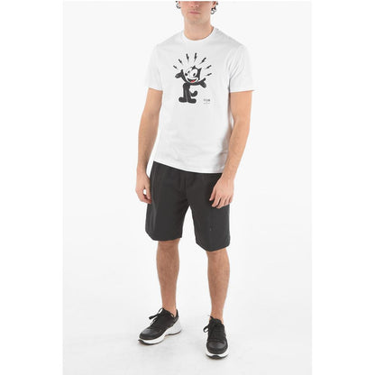 Neil Barrett FELIX x NEIL BARRETT Crew Neck Cotton Slim Fit T-Shirt