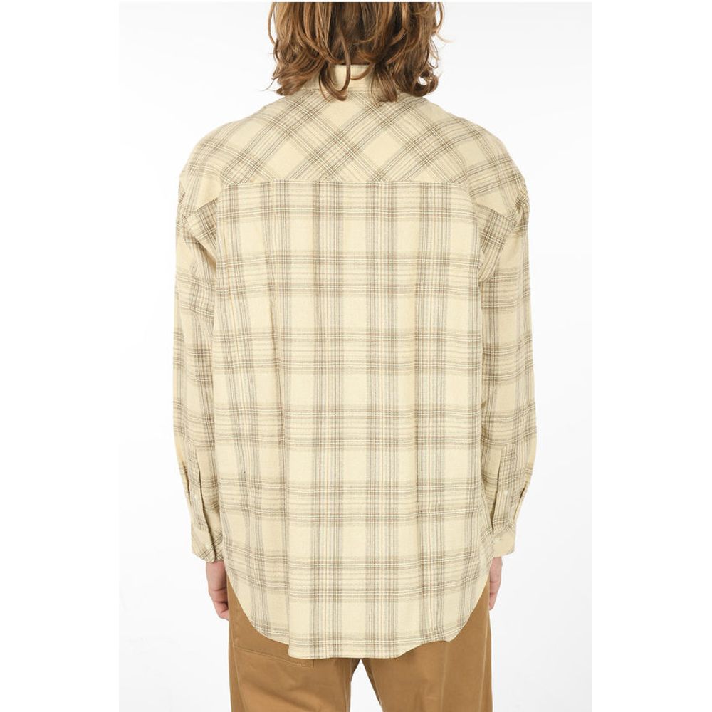 Samsoe Samsoe Plaid Checkered Linen-blend LUAN J Shirt with Breast Pocket