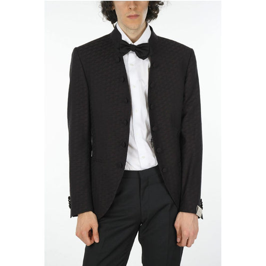 Corneliani Embroidered Virgin Wool Blazer