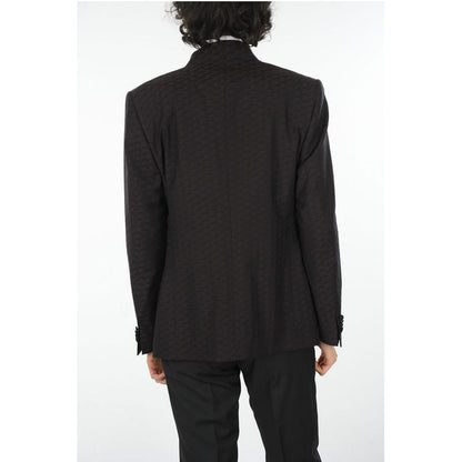 Corneliani Embroidered Virgin Wool Blazer