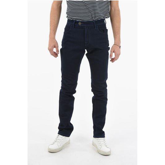 Corneliani ID Stretch Denim Slim Fit Jeans 18cm