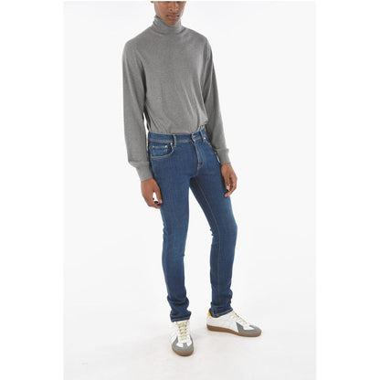 Corneliani ID 5 Pocket Dark Wash Slim Fit Denims