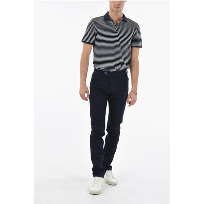 Corneliani ID Stretch Denim Slim Fit Jeans 18cm