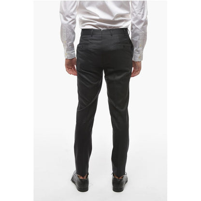 Corneliani Virgin Wool Pants with Belt Loops