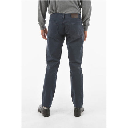 Corneliani ID Stretchy Cotton M ALGA FIX Straight-leg 5-pocket Pants
