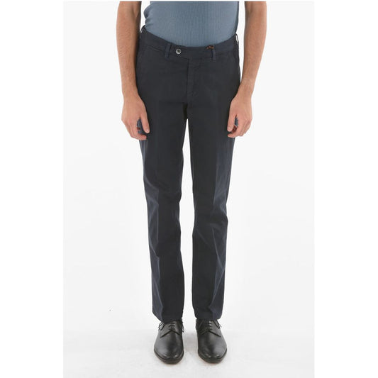 Corneliani ID Stretchy Cotton M ALGA 426 Pants with Belt Loops