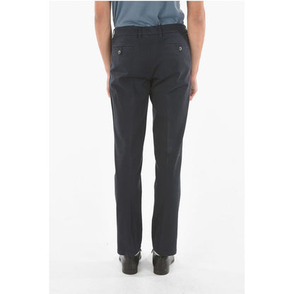 Corneliani ID Stretchy Cotton M ALGA 426 Pants with Belt Loops