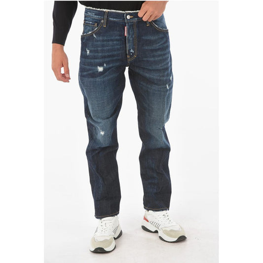 Dsquared² 20cm frayed waist WORK WEAR COMBAT jeans