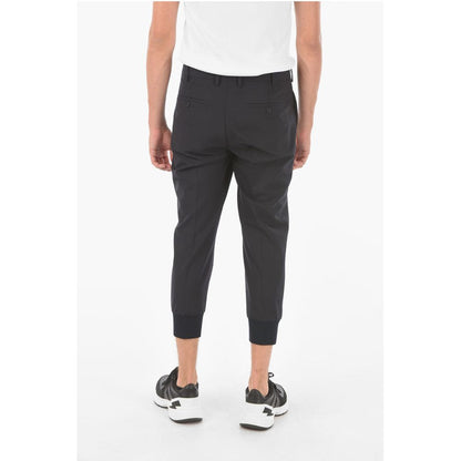 Neil Barrett Chino TAILORED Pants with Ribbed Ankle Cuffs