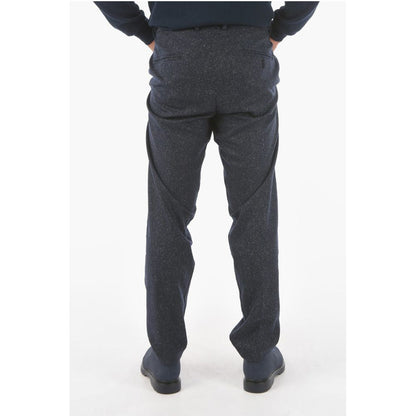 Cruna Single-pleated RAVAL1P.L. Herringbone Wool Blend Pants