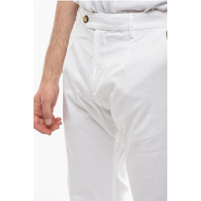 Cruna Stretch Cotton RAVAL Single-Pleat Pants