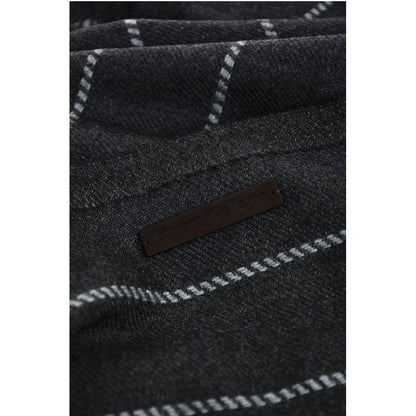 Ermenegildo Zegna Solid Color Scarf with Fringes