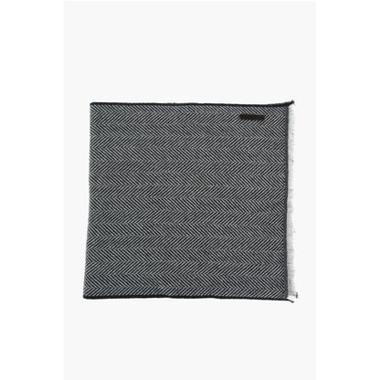 Ermenegildo Zegna herringbone patterned cashmere scarf