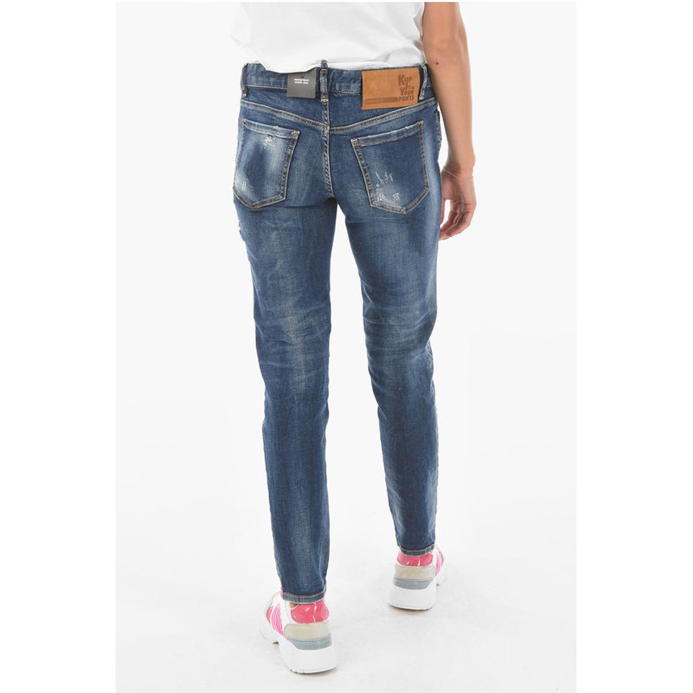 Dsquared² Regular Waist Skinny Fit Jeans